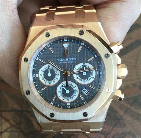 audemars piguet royal oak chronograph rose gold 39mm